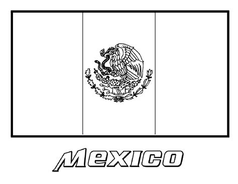 Mexico Flag Coloring Page Wecoloringpage Coloring Home | Images and ...