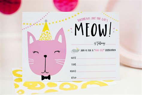 7 Modern Kitty Cat Birthday Party Ideas // Hostess with the Mostess®