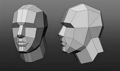 lowpoly head planes - Support / Modeling - Blender Artists Community ...