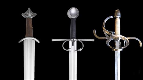 Evolution of swords through the middle ages - YouTube