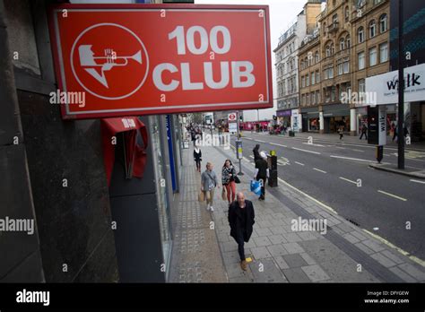 100 club Oxford Street London Jazz Indie and comedy club Stock Photo ...