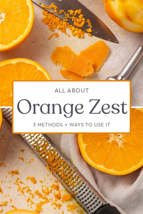 Orange Zest - How to Make It and Ways to Use It - 40 Aprons