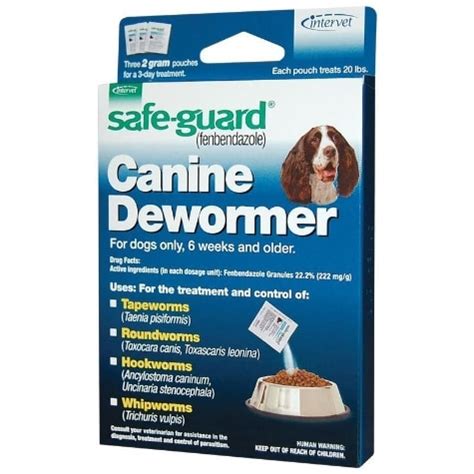 SAFE-GUARD CANINE DEWORMER