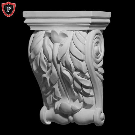 Corbel Designs | 7 3/4"W x 3 7/8"D x 11"H Leaf Corbel | Chadsworth ...