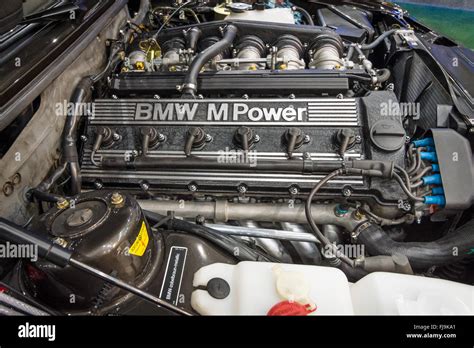 Engine M Power of BMW 3 Series (E36). Close-up Stock Photo - Alamy