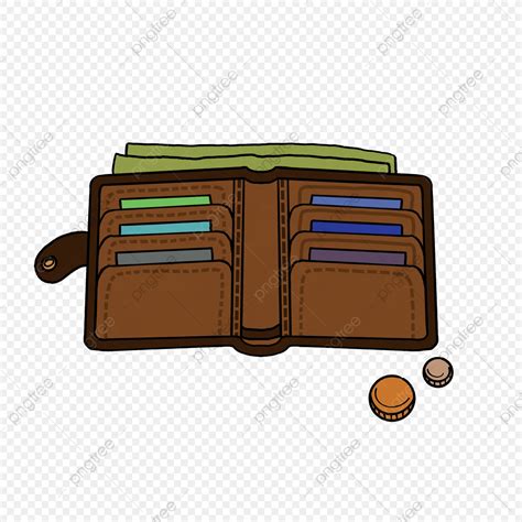 Open Wallet Clipart