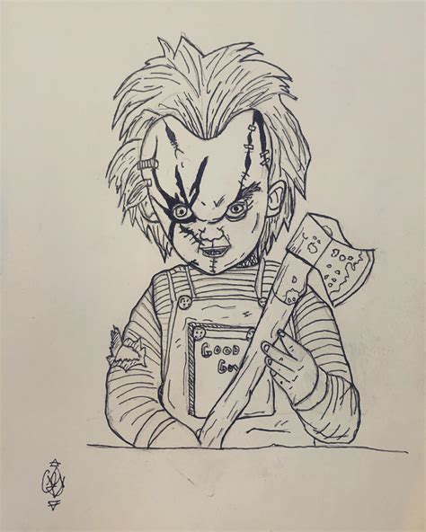 Chucky! : r/drawing