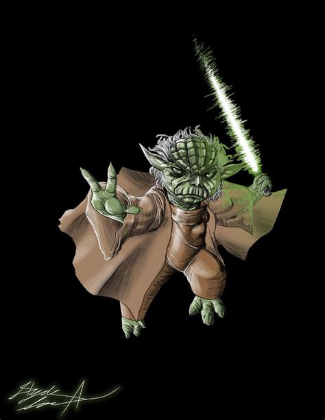 Star Wars - Yoda Fanart by thehydraforge on DeviantArt