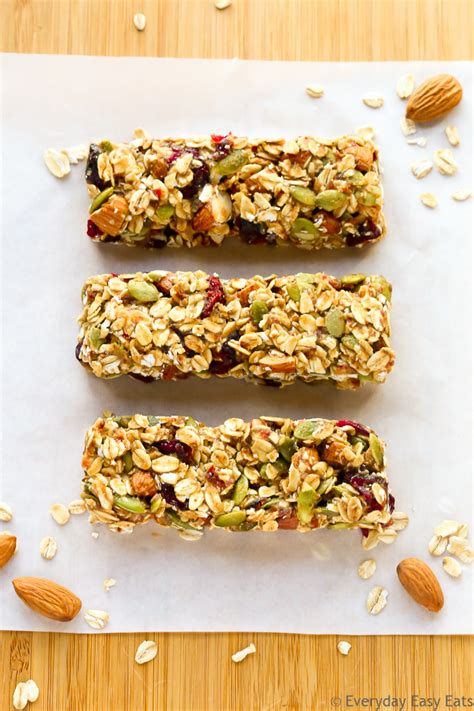 Healthy Fruit & Nut Granola Bars | Everyday Easy Eats