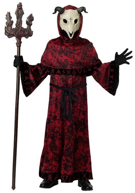 Kid's Evil Skull Demon Costume | Kid's Devil Costumes