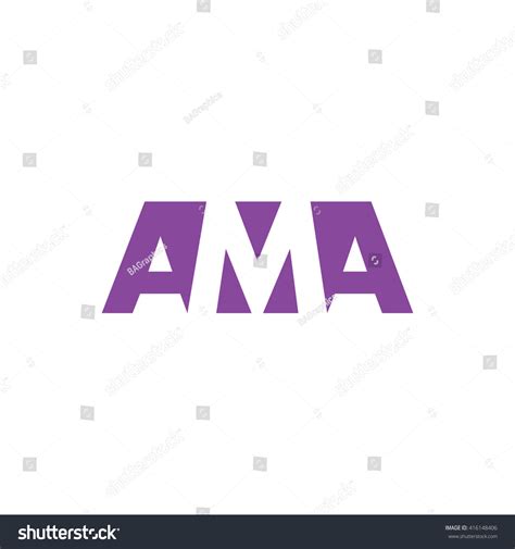 Ama Logo Vector Graphic Branding Letter Stock Vector (Royalty Free ...