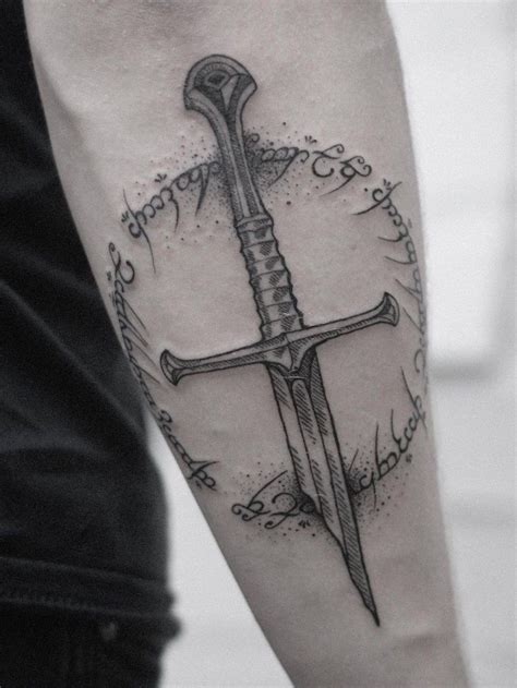 Discover 70+ aragorn sword tattoo latest - vova.edu.vn