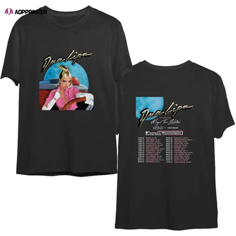 Dua Lipa Future Nostalgia Tour 2022 Shirt, Dua Lipa Shirt, Concert Tour ...