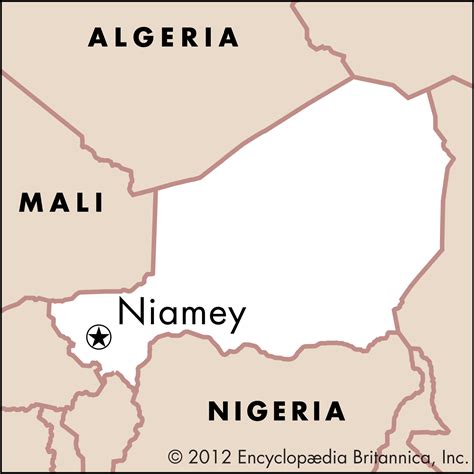 Niamey Niger Map