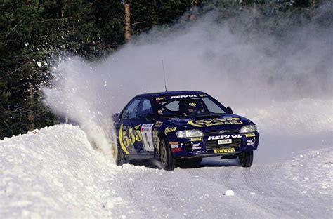 Subaru Impreza 555 of Colin McRae at 1995 Swedish Rally | Subaru ...