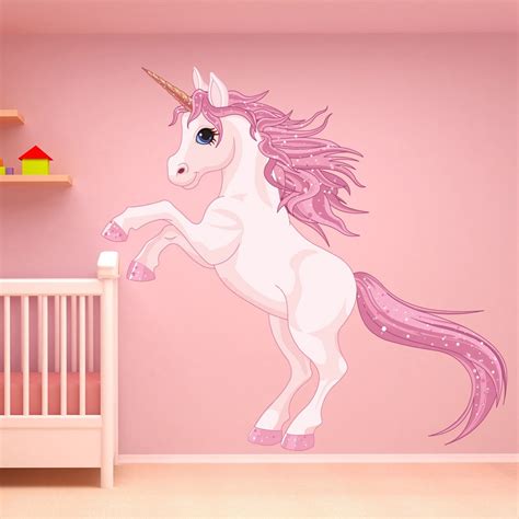 Pink Unicorn Wall Sticker