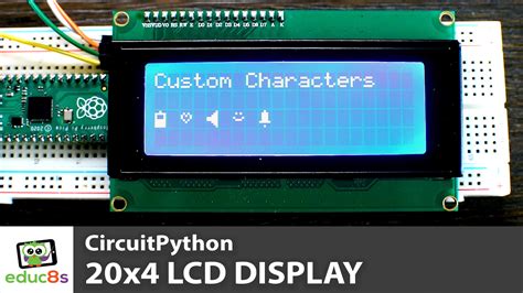 Raspberry Pi Pico 20x4 LCD Tutorial