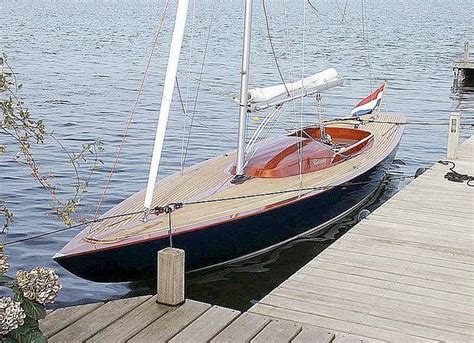 Dragon one design sailboat ~ Woodboat dock