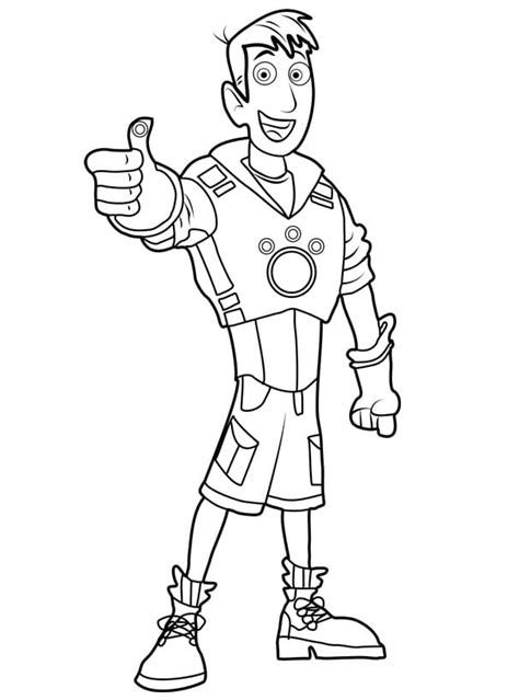 Free Wild Kratts coloring page - Download, Print or Color Online for Free