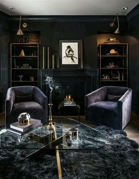 stuck with MAFIA - 35 | Dark living rooms, Art deco living room, Moody ...