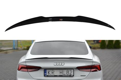 Audi - A5 B9 - S-Line - Rear Spoiler Extension - Sportback – Maxton ...