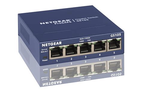 NETGEAR 5 Port Gigabit Ethernet Switch (GS605NA) - Walmart.com ...