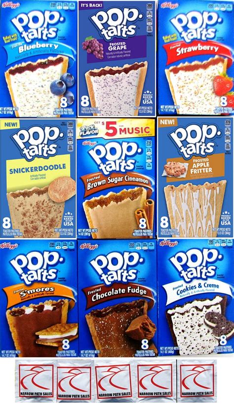 Buy 9 Pack! The Ultimate Pop Tarts Variety Pack 9 Different Flavors ...