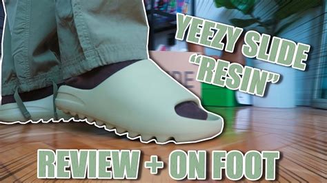 Yeezy Slide “Resin” Review/On Foot 🔥 | Is This The Best Slide ? - YouTube