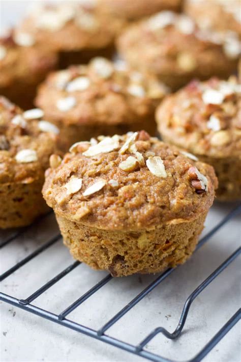 Healthy Carrot Muffins Recipe - Stephanie Kay Nutrition