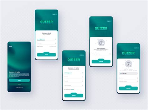 Quiz App UI by Shahriar Khan 🤘 on Dribbble