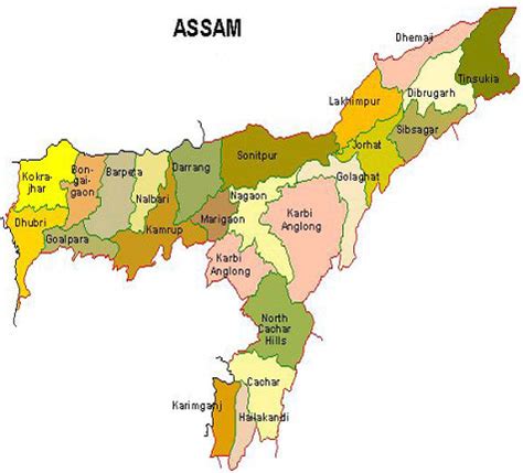 State of Assam-Asom-Map-Population-Places-Tourism-Capital etc,