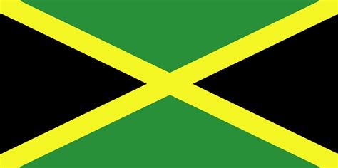 Flag of Jamaica, 2009 | ClipArt ETC