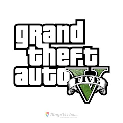 Grand Theft Auto V Logo Vector - BlogoVector