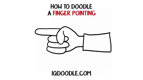 Easy Pointing Finger Drawing : How To Draw A Pointing Hand | Bodemawasuma