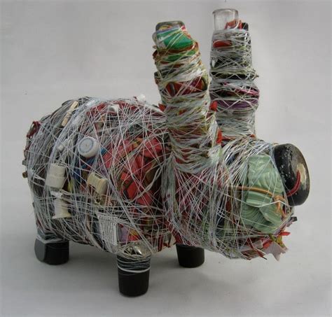 Junk Art Labbits by Donald Edwards