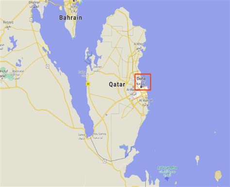 Doha Qatar Map Zones