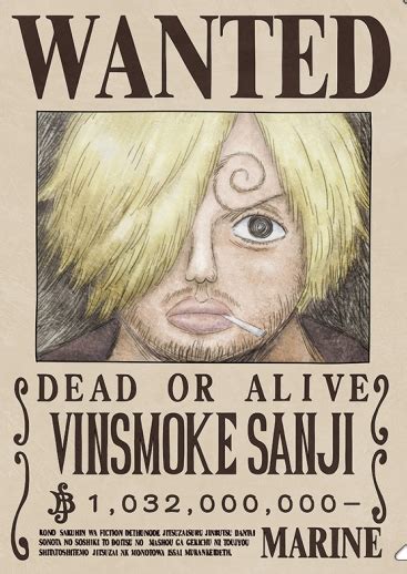 Sanji Wanted Poster Gif - Kristins Traum