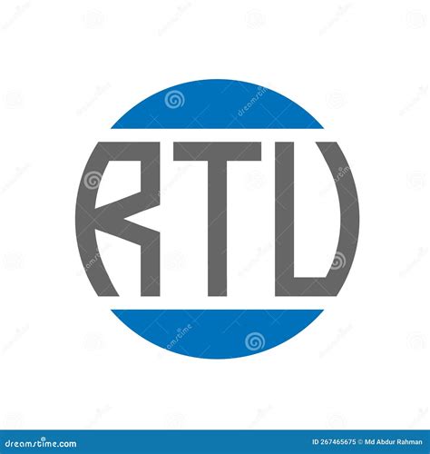 RTV Letter Logo Design on White Background. RTV Creative Initials ...