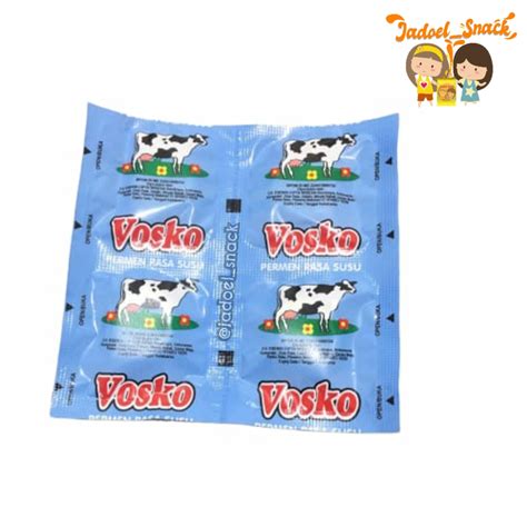 Permen Vosko Susu - Permen Jadul - 10 Lbr Permen Vosko Susu | Lazada ...