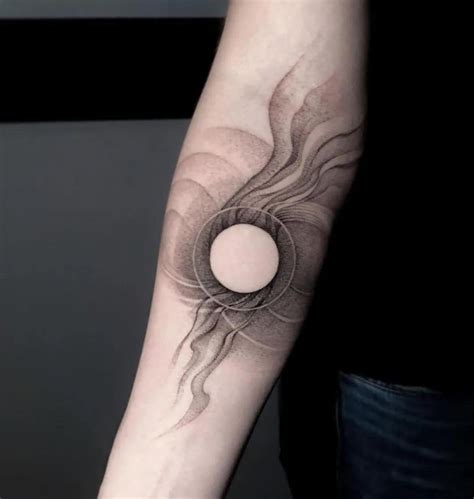 Black Hole Tattoo in 2021 | Black hole tattoo, Black tattoos, Space tattoo