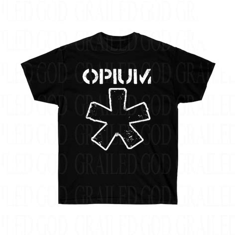 OPIUM Music Label PUNK T-shirt - Etsy