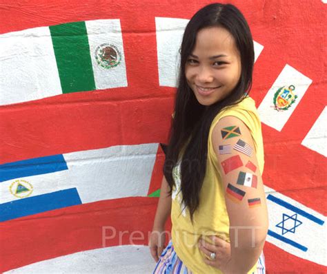 Chile Chilean Flag Temporary Tattoo & Party Favors – Premium Temporary ...