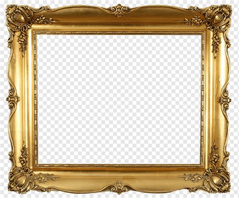 Transparent Gold Frame