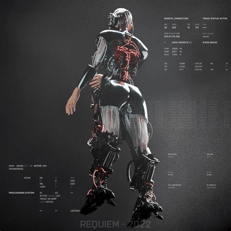 New poster with finished Cyborg Legs - Modelled in Blender : Cyberpunk