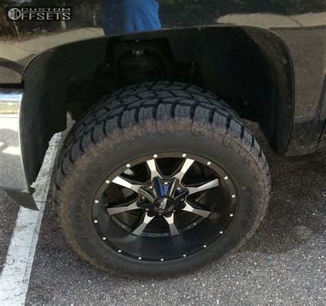 Wheel Offset 2012 Chevrolet Silverado 1500 Aggressive 1 Outside Fender ...