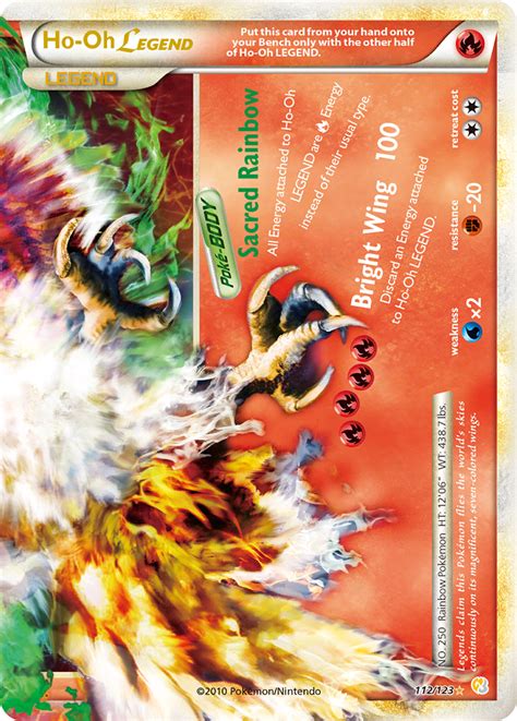 Ho-Oh LEGEND 112 (HeartGold & SoulSilver 2010) Pokemon Card