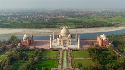 Taj Mahal Aerial Photo