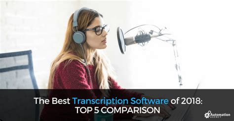 The Best Transcription Software of 2018 | Automation Agency