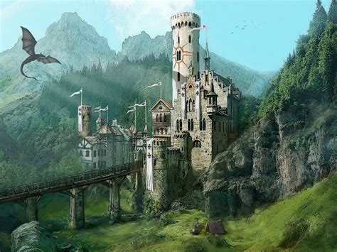 Castle in the mountains by kTornehave on DeviantArt | Fantasy castle ...