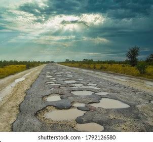 Road Africa Full Potholes Not Under Stock Photo 1792126580 | Shutterstock